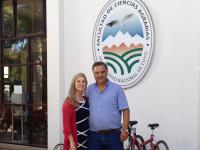 Dr. Liz Thach at the University of Cuyo