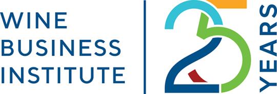 Wine Business Institute 25 Anniversary Logo