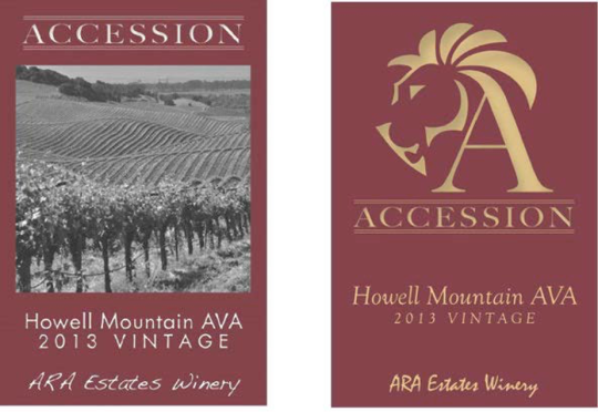 Accession 2013 label